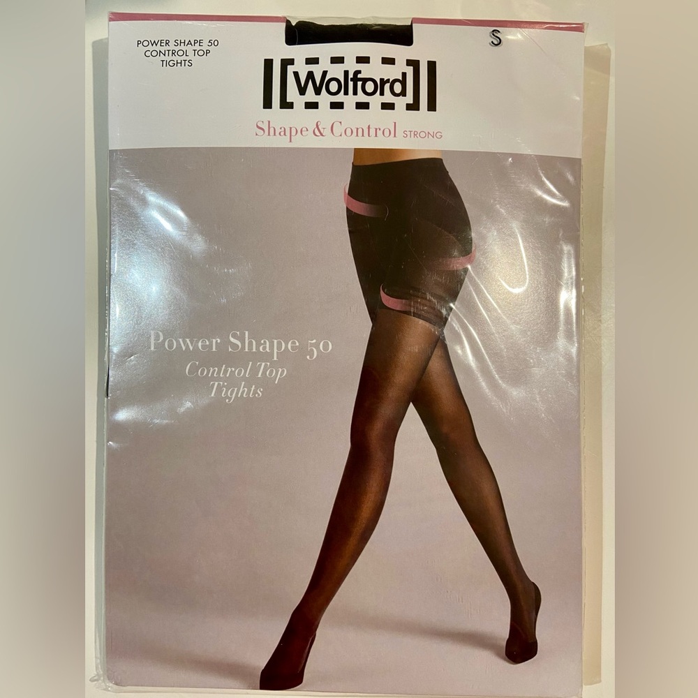 Wolford Power Shape 50 Black tights - Small